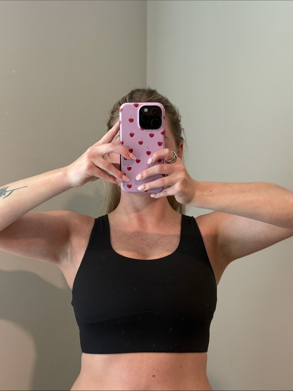 GYMSHARK Black Sports Bra